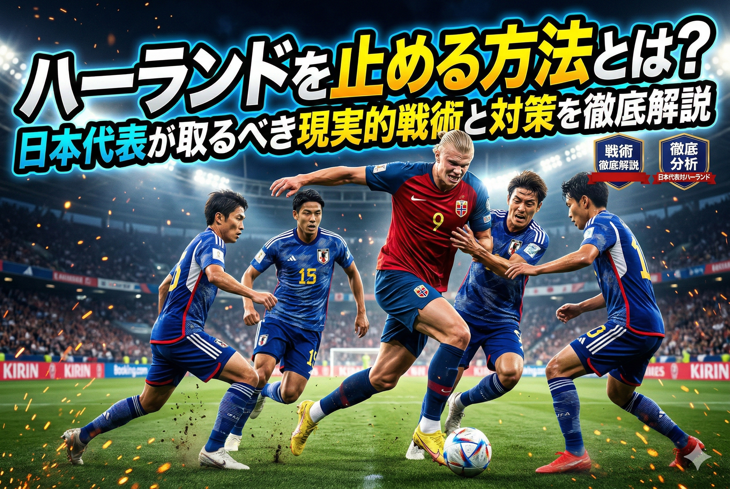 ハーランドを止める方法とは?日本代表が取るべき現実的戦術と対策を徹底解説 cover image